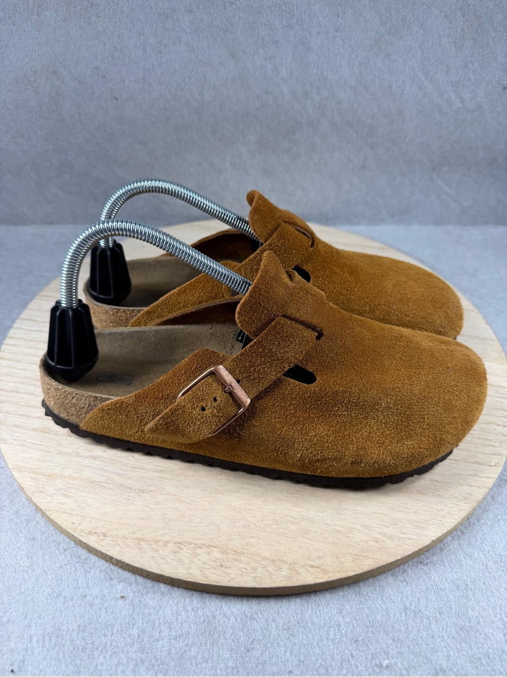 Birkenstock Boston Soft Footbed Mink Suede Men’s 8 Womens 10 EU 41 Narrow unisex